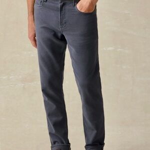 Faherty stretch terry 5 pocket pant